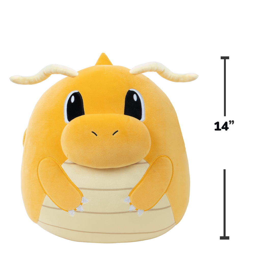 Pokemon Squishmallow - 14" Dragonite Plush
