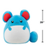 Pokemon Squishmallow - 20" Marill Plush