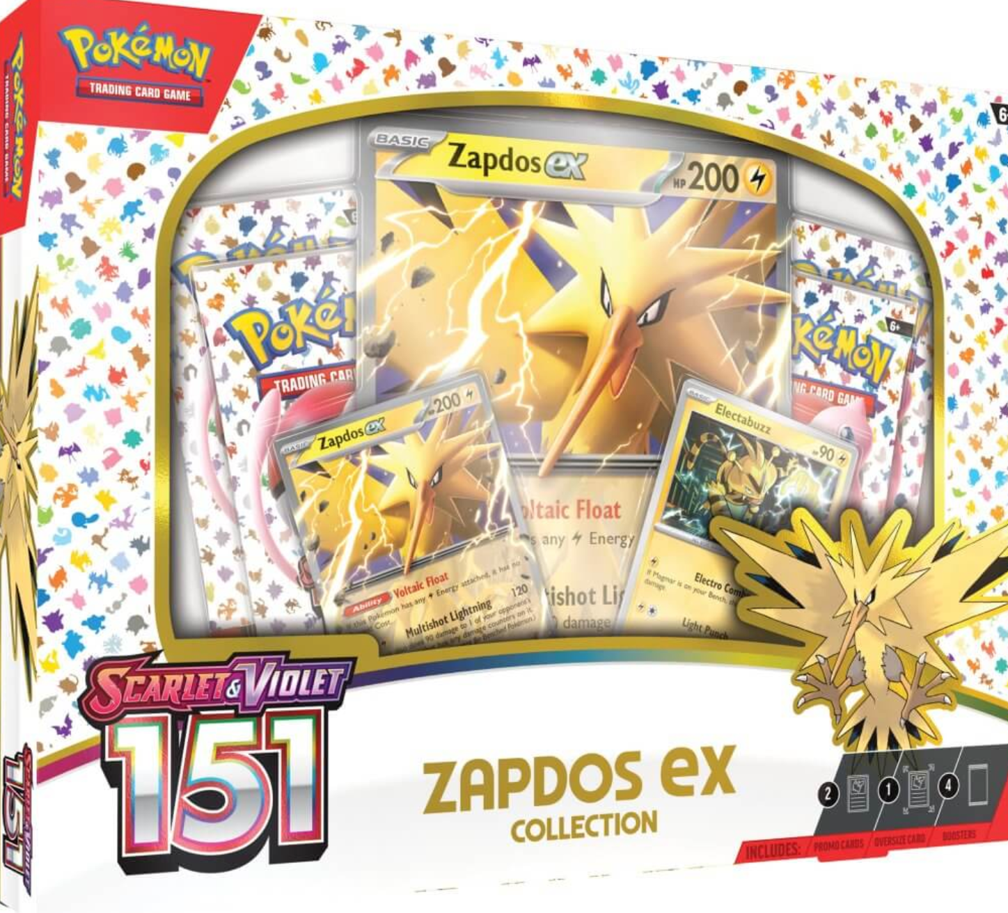 POKEMON TCG Scarlet & Violet 151 Collection—Zapdos ex