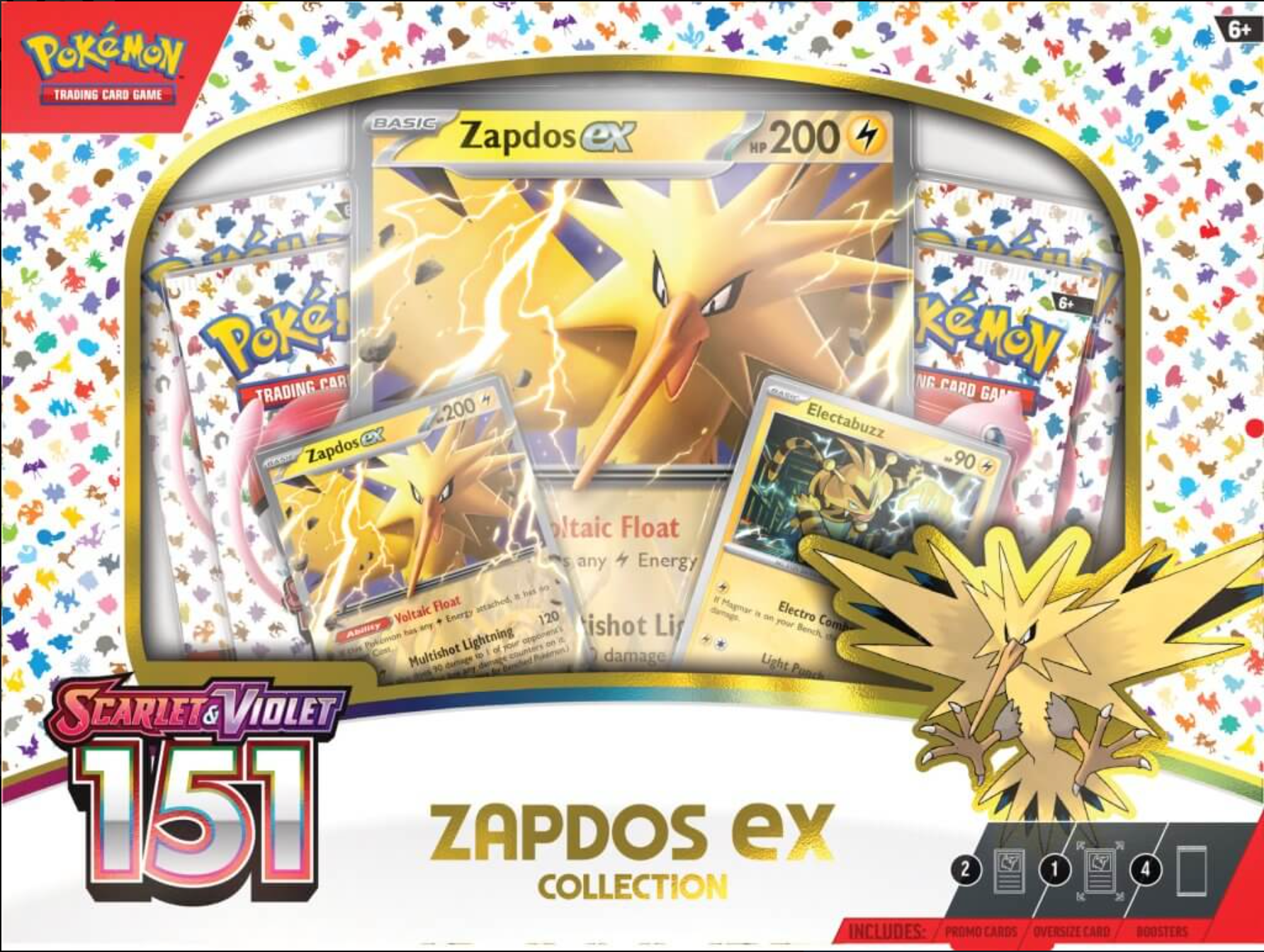 POKEMON TCG Scarlet & Violet 151 Collection—Zapdos ex