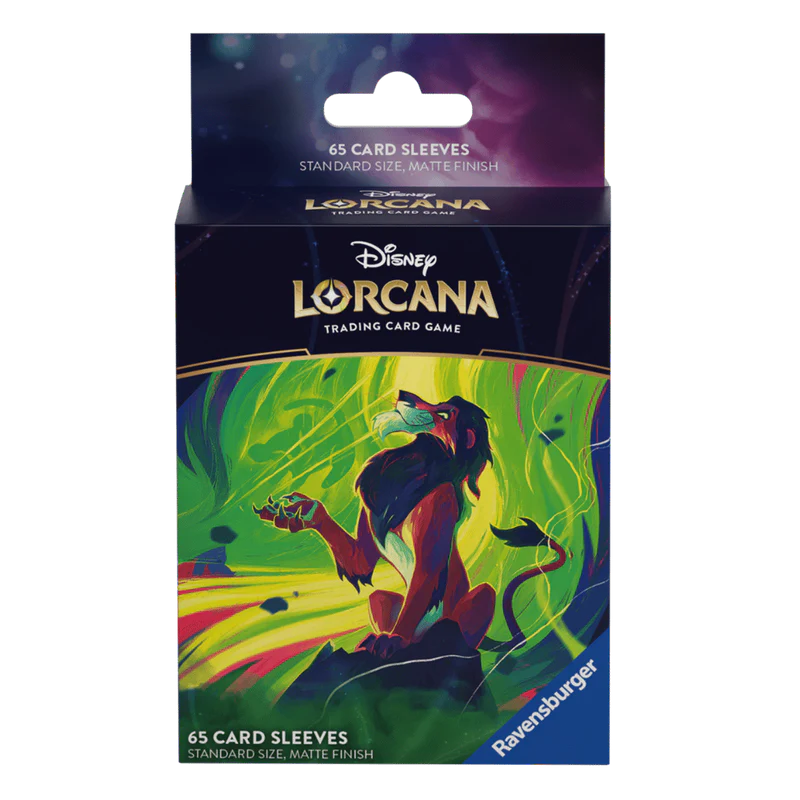 PRE ORDER Disney Lorcana TCG - Set 6 Azurite Sea Sleeves: Scar - Vengeful Lion