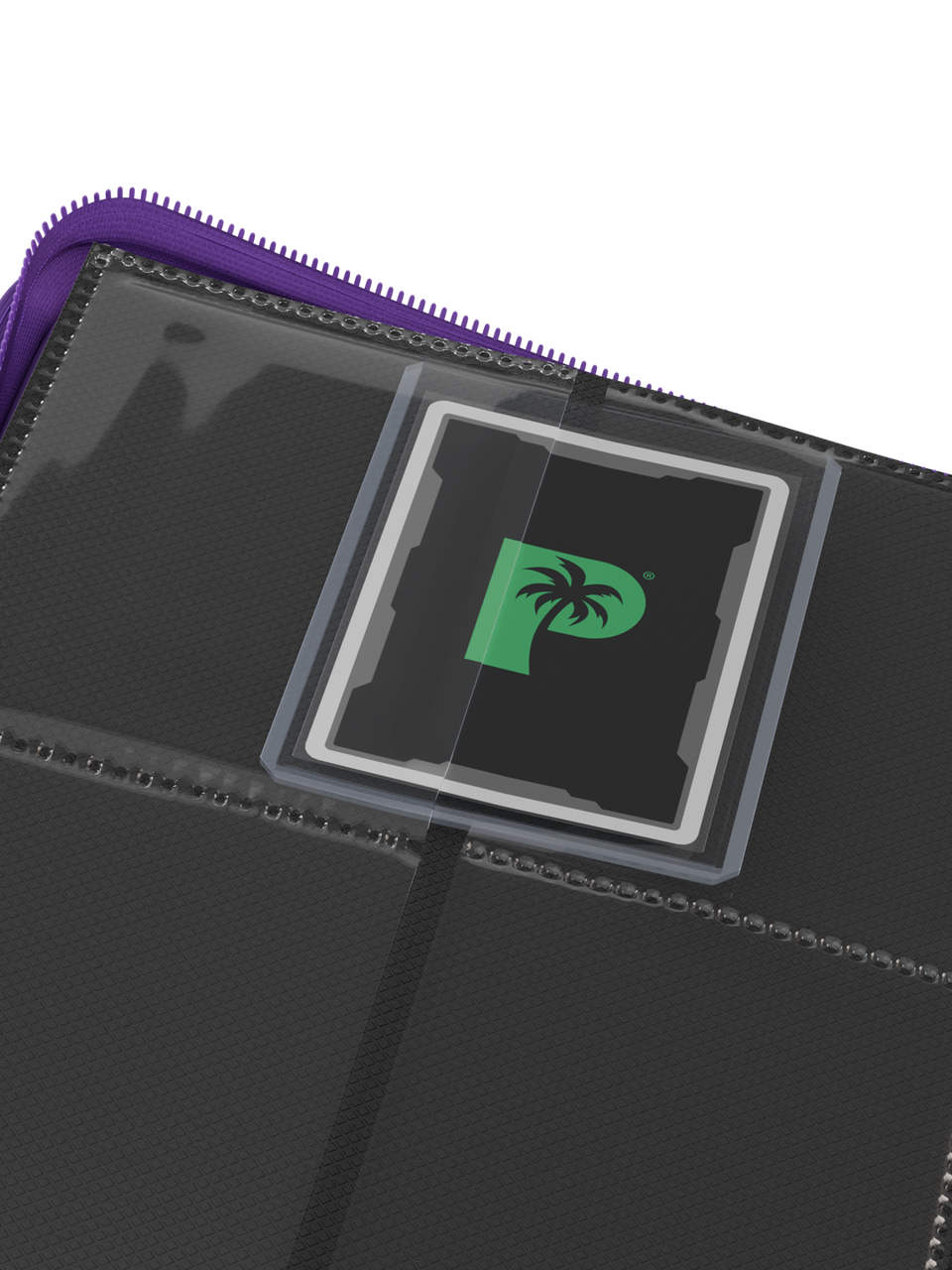 Palms Off Gaming - Collector's Series Top Loader Zip Binder - 4 Pocket - Purple