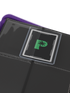 Palms Off Gaming - Collector's Series Top Loader Zip Binder - 4 Pocket - Purple