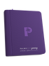 Palms Off Gaming - Collector's Series Top Loader Zip Binder - 4 Pocket - Purple