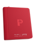 Palms Off Gaming - Collector's Series Top Loader Zip Binder - 4 Pocket - Red