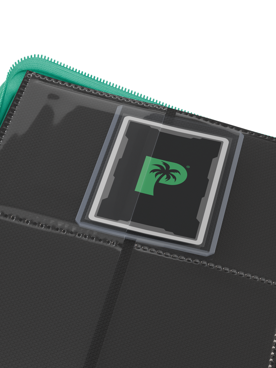 Palms Off Gaming - Collector's Series Top Loader Zip Binder - 4 Pocket - Turquoise