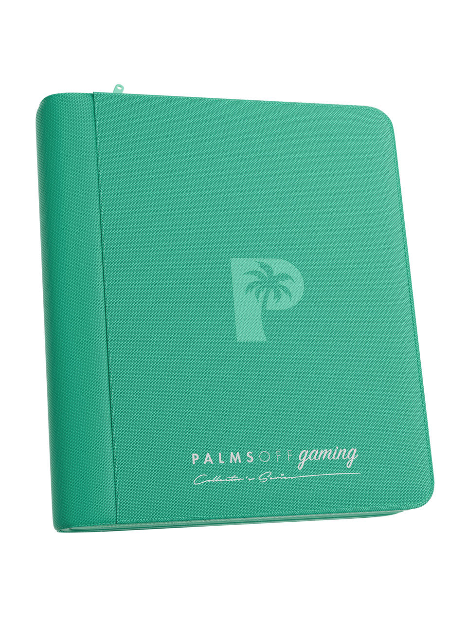 Palms Off Gaming - Collector's Series Top Loader Zip Binder - 4 Pocket - Turquoise