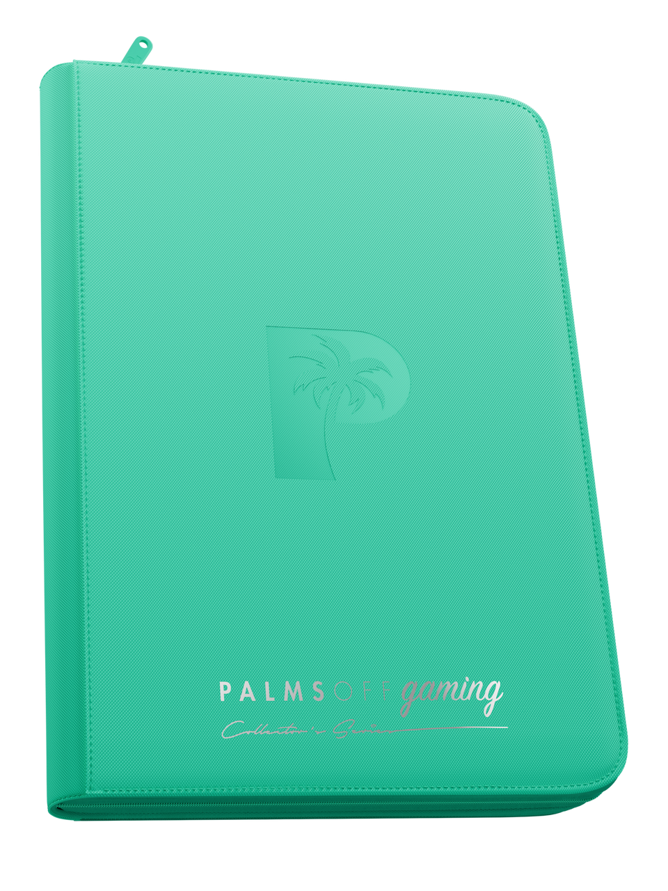 Palms Off Gaming - Collector's Series TOP LOADER Zip Binder - TURQUOISE