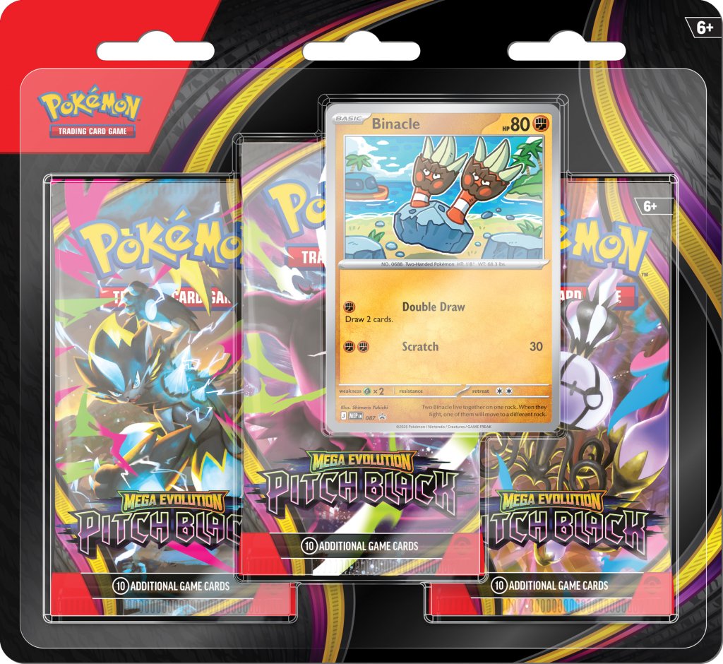 Pokemon TCG - Pitch Black Three Pack Blister