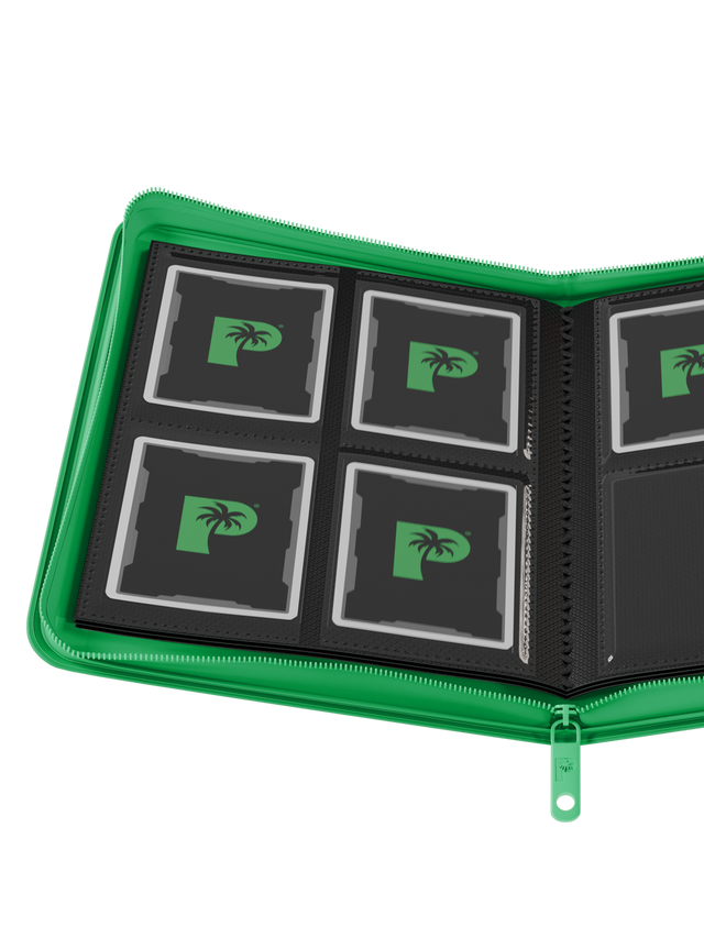 Palms Off Gaming - Collector's Series 4 Pocket Binder - GREEN