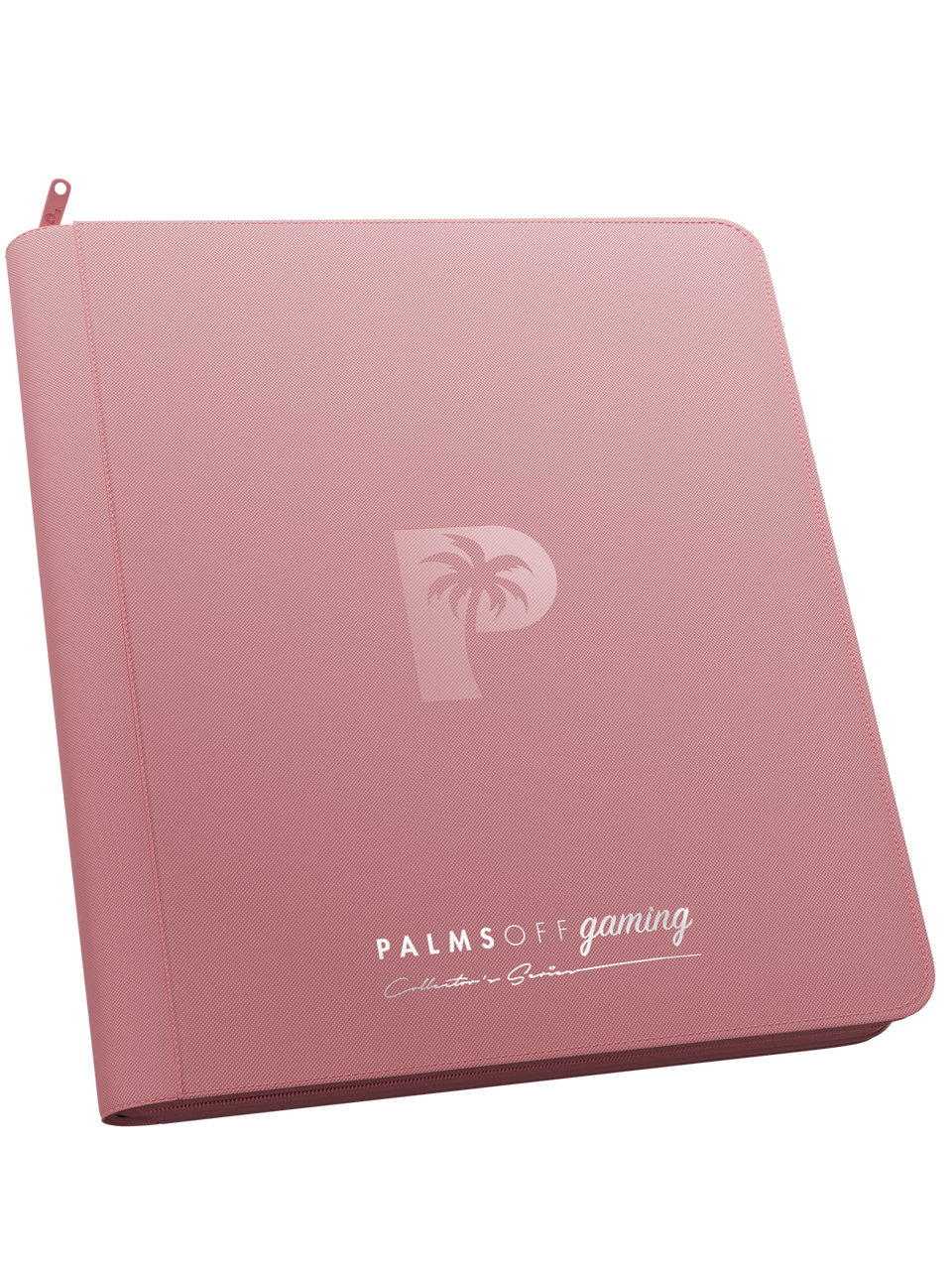 Palms Off Gaming - Collector's Series 12 Pocket Zip Trading Card Binder - PINK
