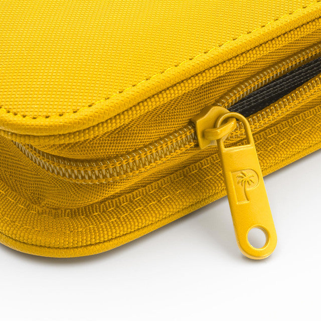 Palms Off Gaming - Collector's Series 4 Pocket Zip Trading Card Binder - Yellow