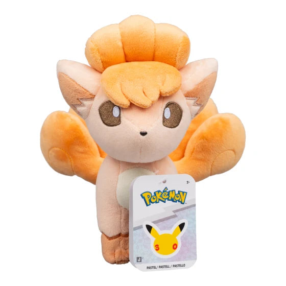 Pokemon Vulpix Pastel 30th 8" Plush