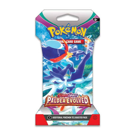 Pokemon TCG - Scarlet & Violet 2 Paldea Evolved - Sleeved Booster Pack (Individual)