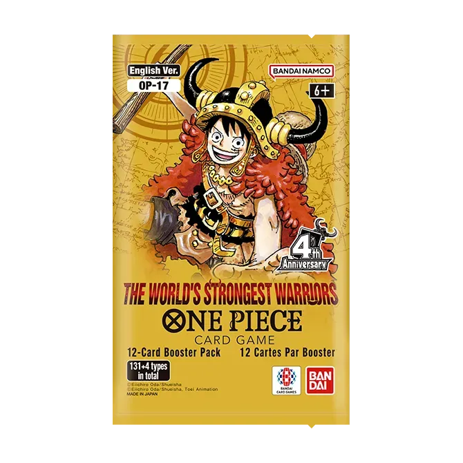 One Piece Card Game - OP-17 The Worlds Strongest Warriors Booster Pack (SINGLE PACK)