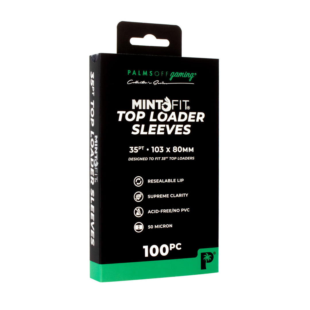 Palms Off Gaming - MintFit Top Loader Sleeves - 35pt - 100pc