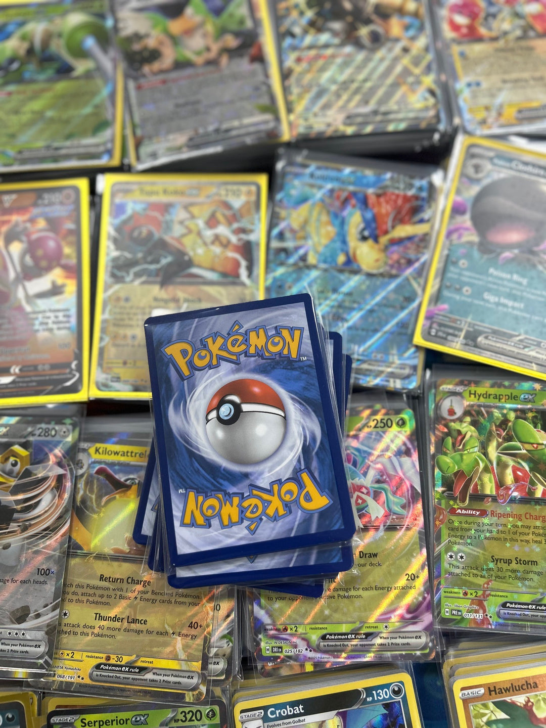 50 POKEMON CARDS  Bulk Lot No Duplicates 💎 2 Ultra Rare GUARANTEED EX V