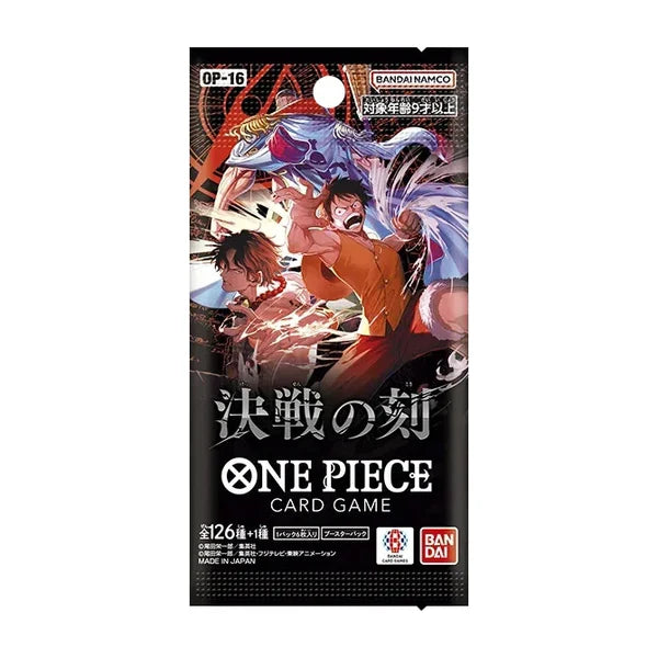 One Piece Card Game OP-16 The Time Of Battle Booster Pack [Japanese] SINGLE PACK