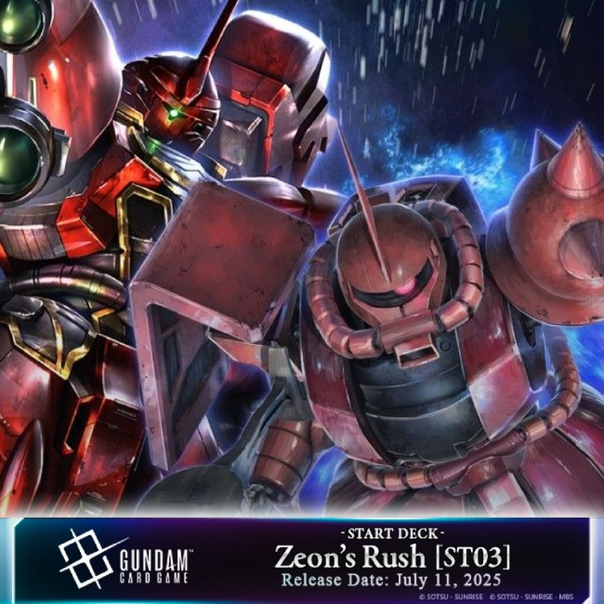 Gundam Card Game: Starter Deck – Zeon's Rush [ST03]