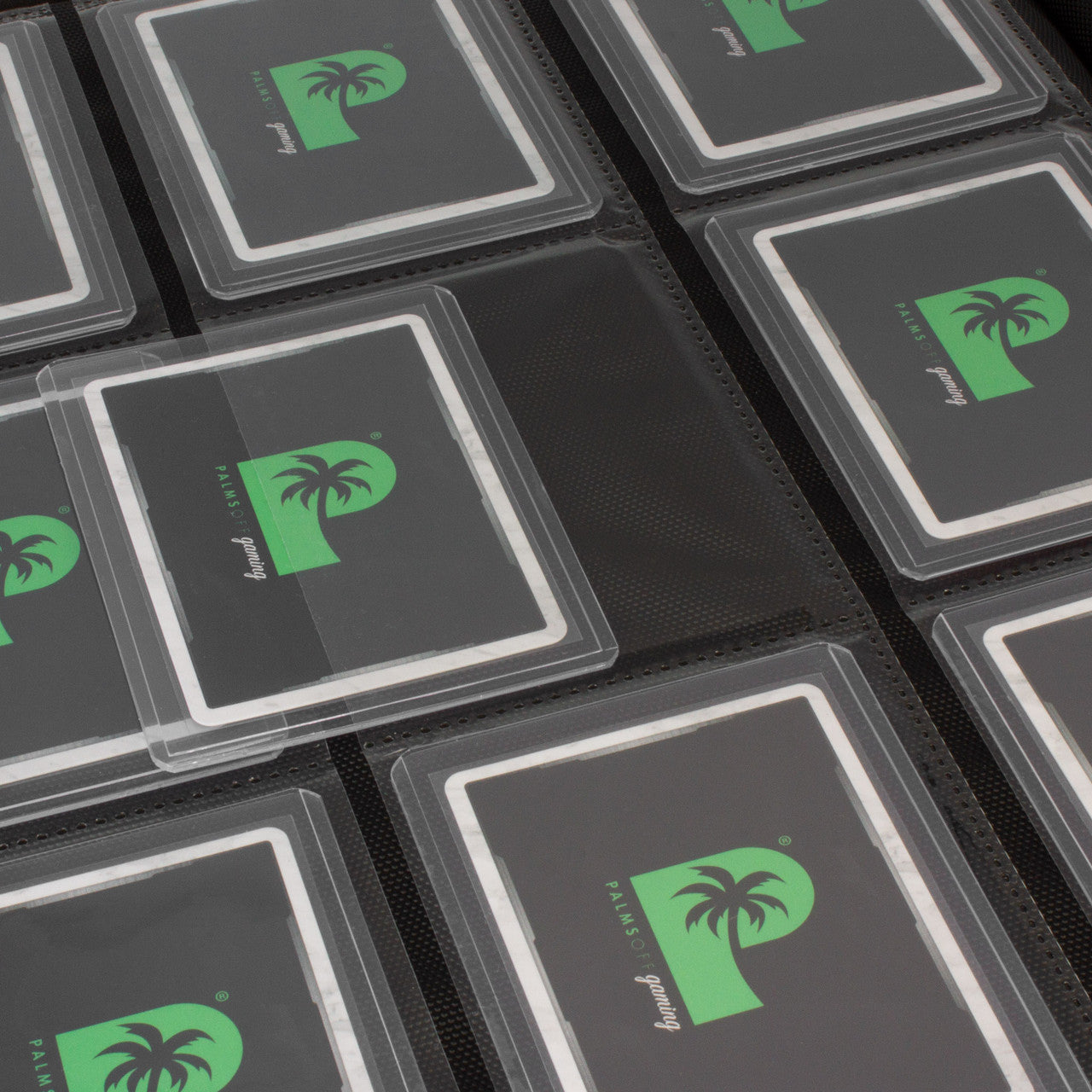 Palms Off Gaming - Collector's Series TOP LOADER Zip Binder - BLACK