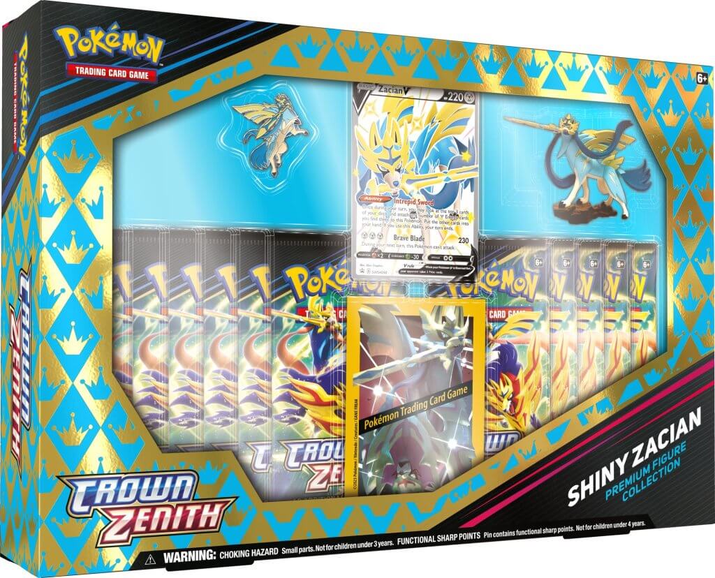 Pokemon TCG - Shiny Zacian/Zamazenta Figure Box